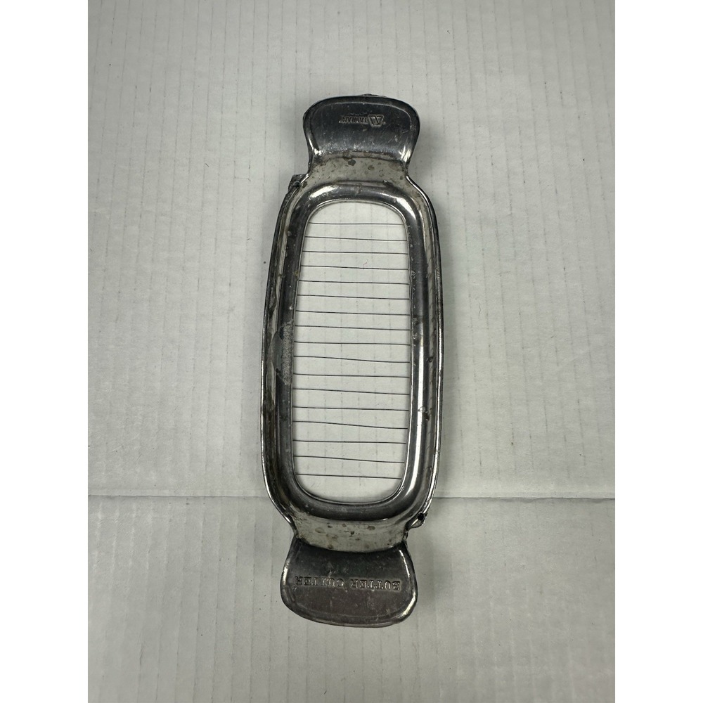 Vintage Unbranded Aluminum Manual Butter Slicer, Cutter